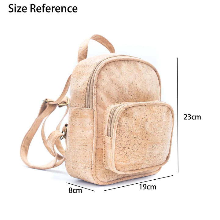 Minirucksack Naturkork