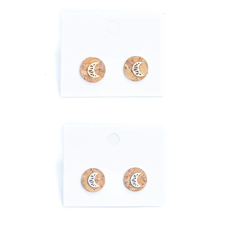 Ohrstecker Mond