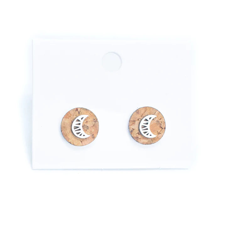 Ohrstecker Mond