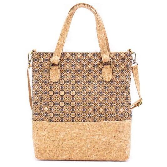 Handtasche mit Tragegriffen und Schultergurt