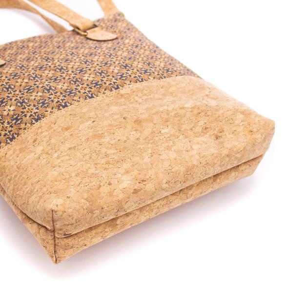 Handtasche mit Tragegriffen und Schultergurt