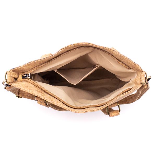 Handtasche mit Tragegriffen und Schultergurt